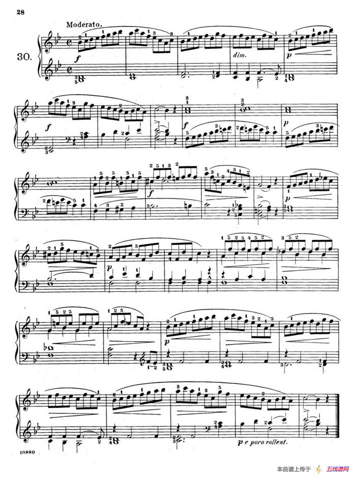 Etudes Enfantines Op.37（儿童钢琴练习曲 第26——30首）
