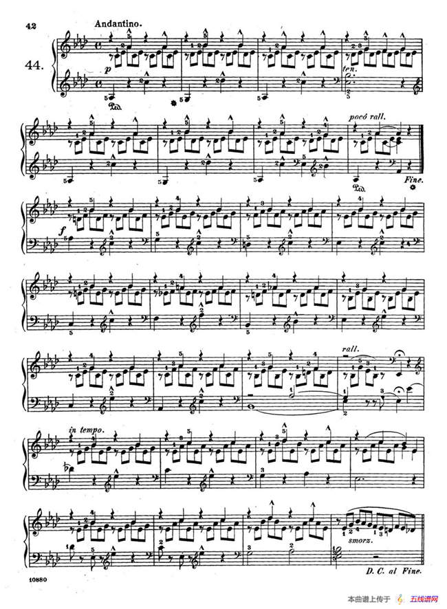 Etudes Enfantines Op.37（儿童钢琴练习曲 第40——45首）