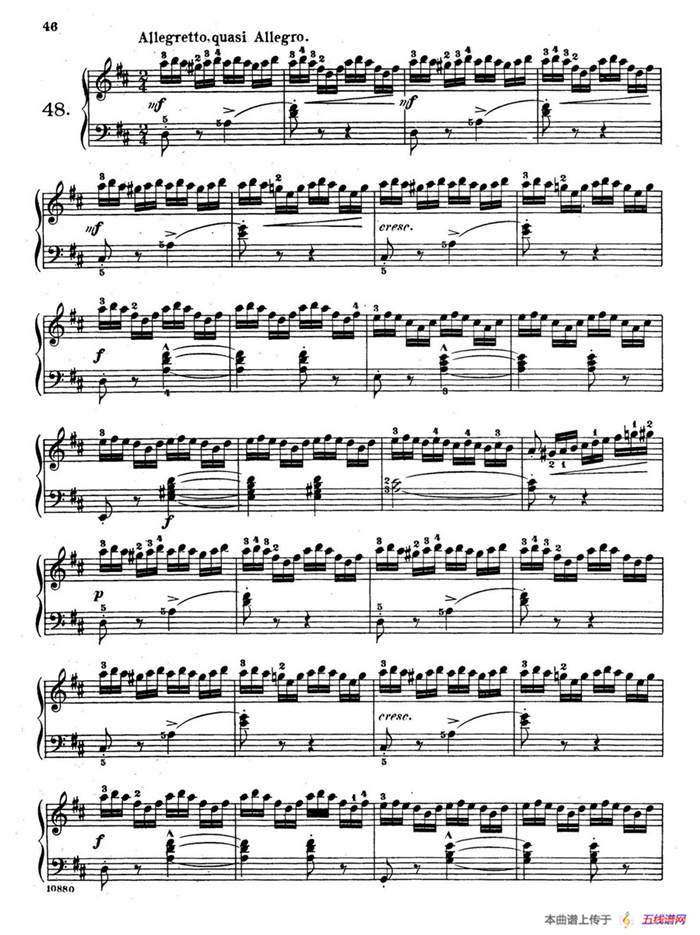 Etudes Enfantines Op.37（儿童钢琴练习曲 第46——50首）