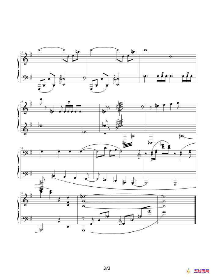 肖斯塔科维奇—前奏曲（3）：G大调
