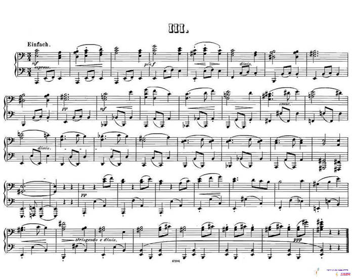 12 Waltzes Op.59 4 Hands（12首圆舞曲·四手联弹·Ⅲ）