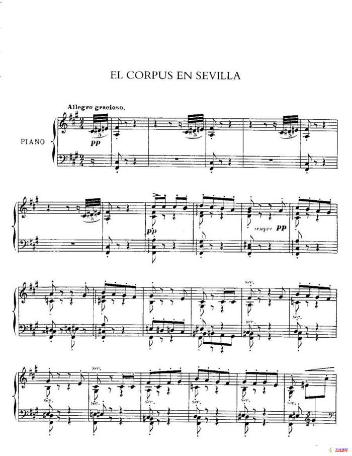 Iberia Suite：EL CORPUS EN SEVILLA（伊贝利亚组曲）