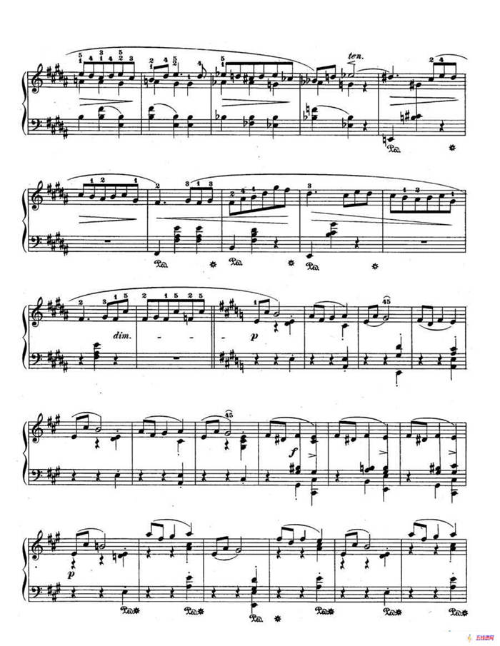 Trois Mazurkas Op·63（3首玛祖卡舞曲-1）