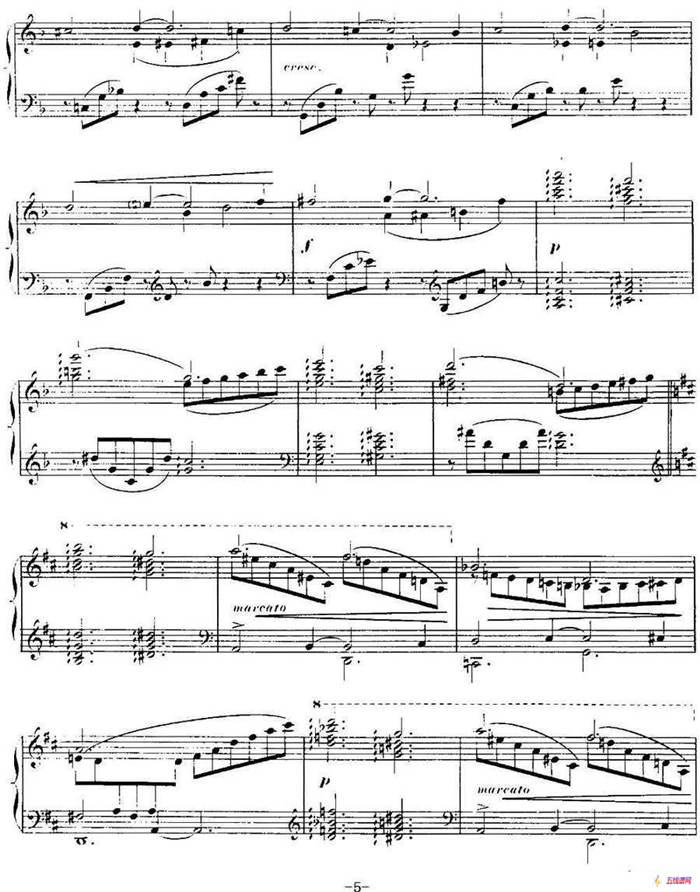 福雷13首船歌：Barcarolle No·7 in D min, Op·90
