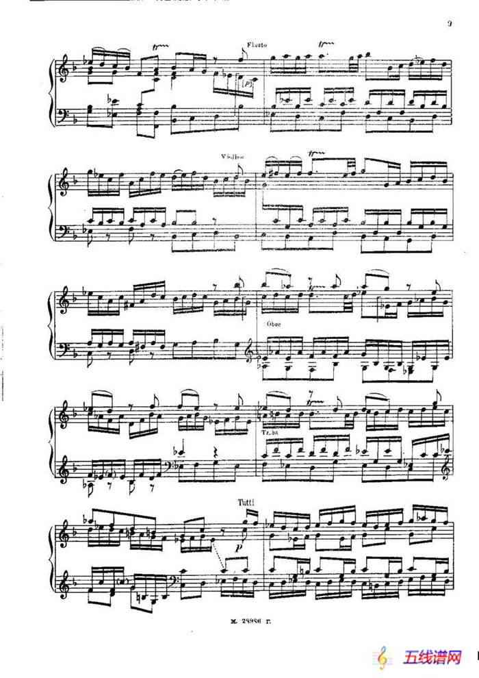Brenburg Concerto No·2 in F Maj BWV·1047（F大调第二勃兰登堡协奏曲 ·Ⅰ）