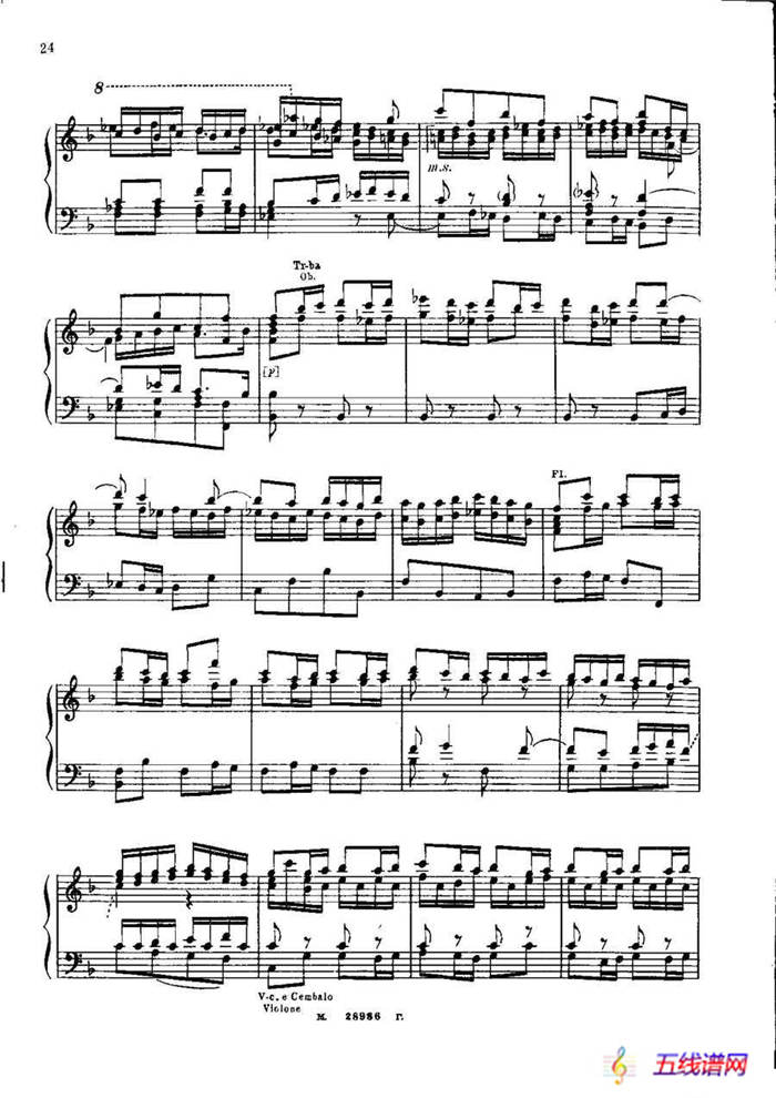 Brenburg Concerto No·2 in F Maj BWV·1047（F大调第二勃兰登堡协奏曲·Ⅲ）